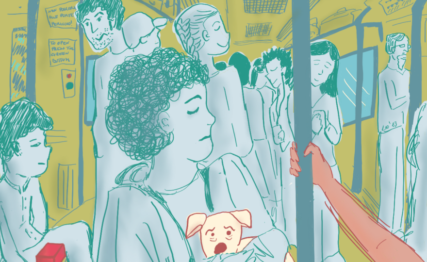 Di uomini, cani e ciambelle in metropolitana